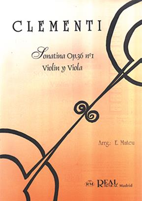 CLEMENTI M. - SONATINA OP.36 Nº 1 (VIOLIN Y VIOLA) - OP.36 Nº1