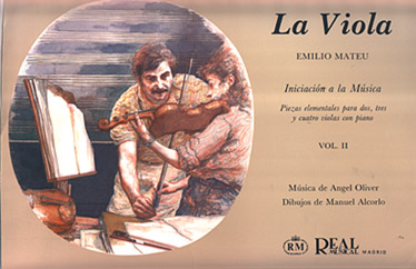 MATEU - LA VIOLA: INICIACION A LA MUSICA V.2 (2, 3, 4 VIOLAS CON PIANO) -