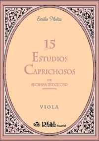 MATEU E. - 15 ESTUDIOS CAPRICHOSOS DE MEDIANA DIFICULTAD (VIOLA)
