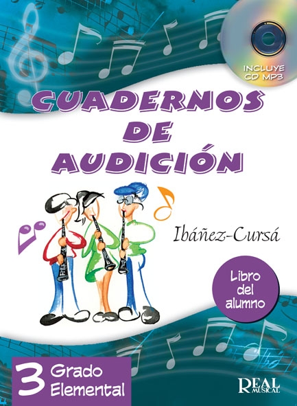 IBAÑEZ/CURSA - CUADERNOS DE AUDICION V.3 +CD-(ALUMNO)