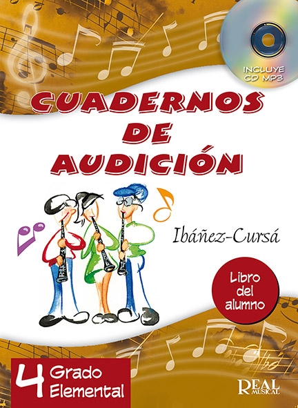 IBAÑEZ/CURSA. CUADERNOS DE AUDICION V.4- +CD(ALUMNO)