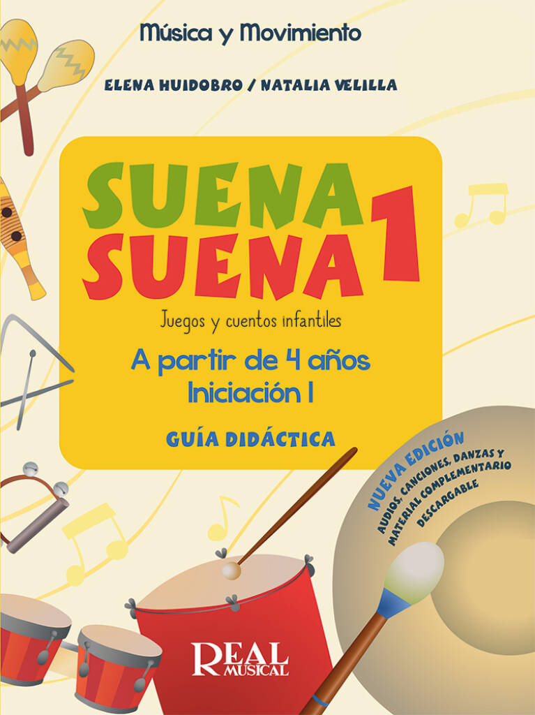 HUIDOBRO/VELILLA - SUENA, SUENA V.1 +AUDIO DESCARGABLE (PROFESOR GUIA DIDACTICA) Nueva Edicion