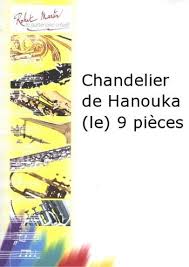 AUBIN F. - CANDELABRO DE  JANUCA 9 PIEZAS FLAUTA