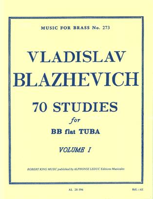 BLAZHEVICH V. - ESTUDIOS V.1 (70) - TUBA Y PIANO -
