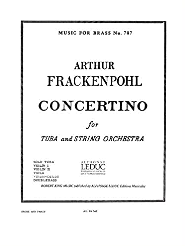 FRACKENPOHL A. - CONCERTINO (TU) -