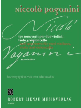 PAGANINI N. - CUARTETO CUERDA Nº 1