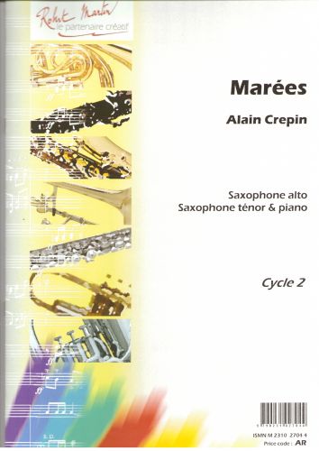 CREPIN A. - MARÉES (SAXO ALTO O TENOR)