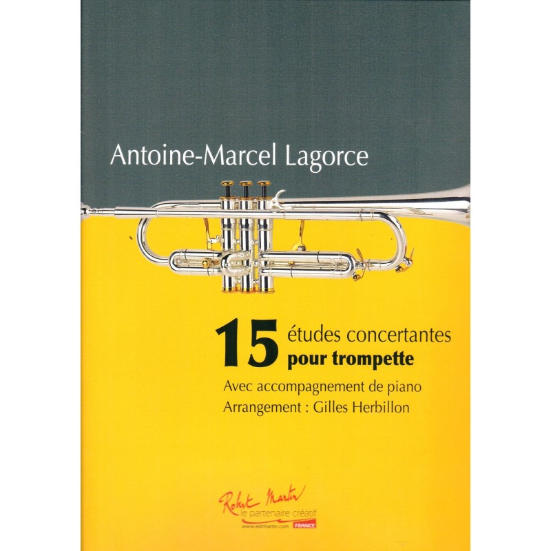 HERBILLON G. - ESTUDIOS CONCERTANTES (15) TROMPETA