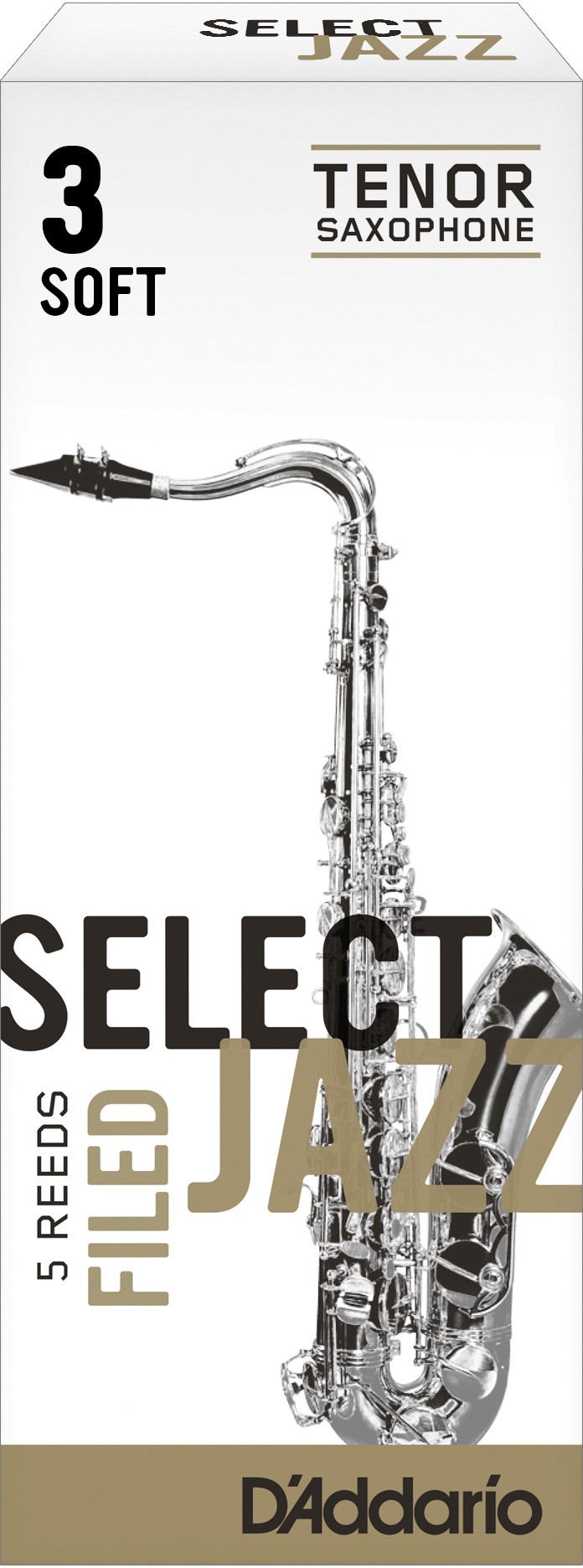 CAÑA SAXO TENOR - D´ADDARIO SELECT JAZZ 3S SOFT FILED