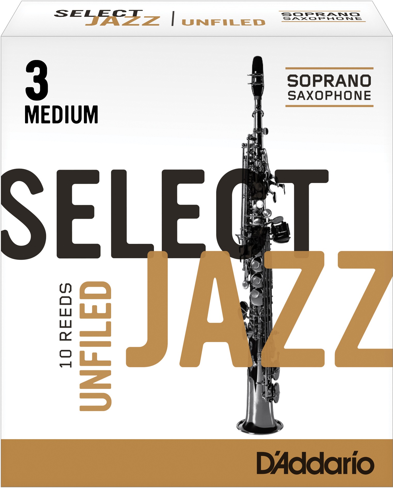 CAÑA SAXO SOPRANO - DÁDDARIO SELECT JAZZ UNFILED 3M