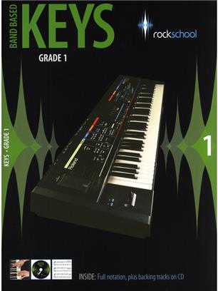 ROCKSCHOOL BAND BASED KEYS GRADE 1+CD