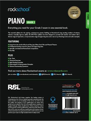 ROCKSCHOOL PIANO GRADE 3 + DESCARGAS (2015-2018) 2