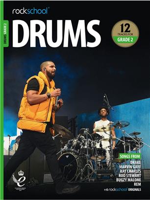 ROCKSCHOOL - DRUMS GRADE 2  ( 2018-2024 )  AUDIO ONLINE