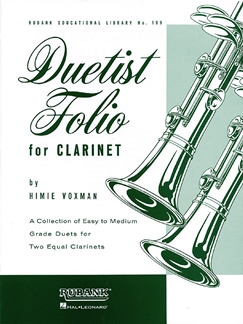 VOXMAN H. - DUETIST FOLIO -2 CLARINETS EASY TO MEDIUM