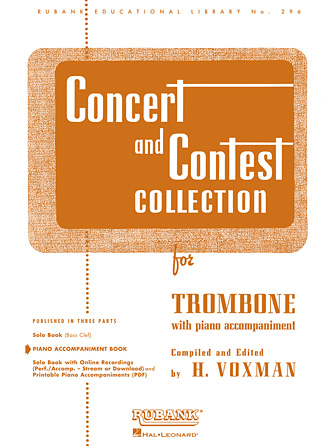 VOXMAN H. - CONCERT AND CONTEST COLLECTION (TROMBON/PIANO)