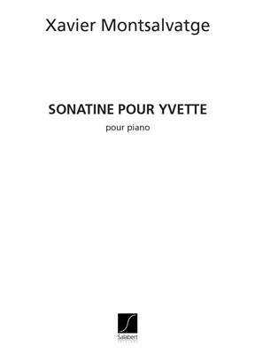 MONTSALVATGE X. - SONATINA PARA YVETTE -