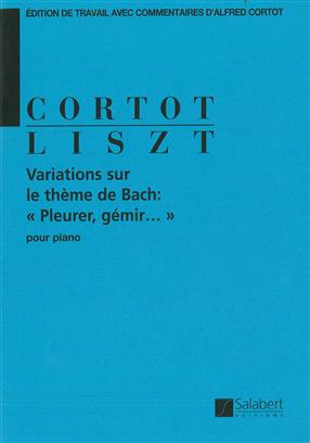 LISZT F. - VARIACIONES SOBRE UN TEMA DE BACH -