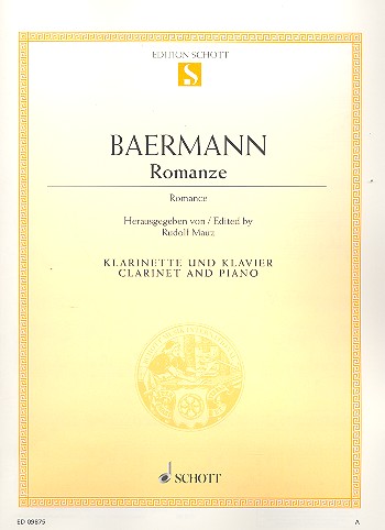 BAERMANN C. -  ROMANCE - CLARINETE Y PIANO