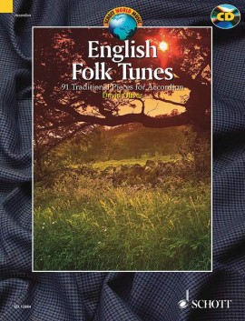ALBUM - ENGLISH FOLK TUNES + CD  - ACORDEON