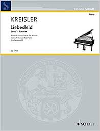 KREISLER F. - LIEBESLEID - PIANO ( TR.RACHMANINOFF)