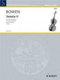 BOWEN Y. - SONATA Nº2  FA M VIOLA