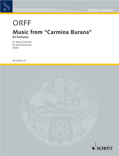 ORFF C. - MUSIC FROM CARMINA BURANA ( O FORTUNA )