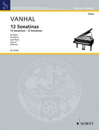 VANHAL J.B. - SONATINAS FACILES Y PROGRESIVAS (12)