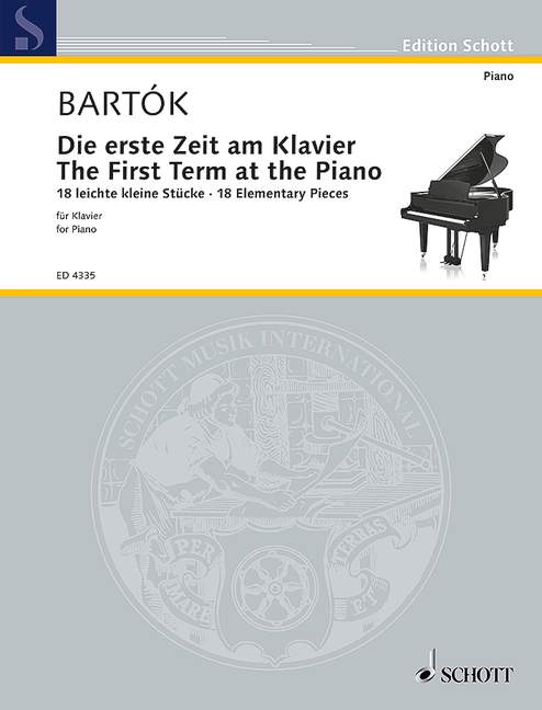 BARTOK B. - PRIMEROS PASOS AL PIANO - FUERA DE EDICIÓN