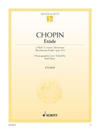 CHOPIN F. - ESTUDIO DO m REVOLUCIONARIO - OP.10 Nº12