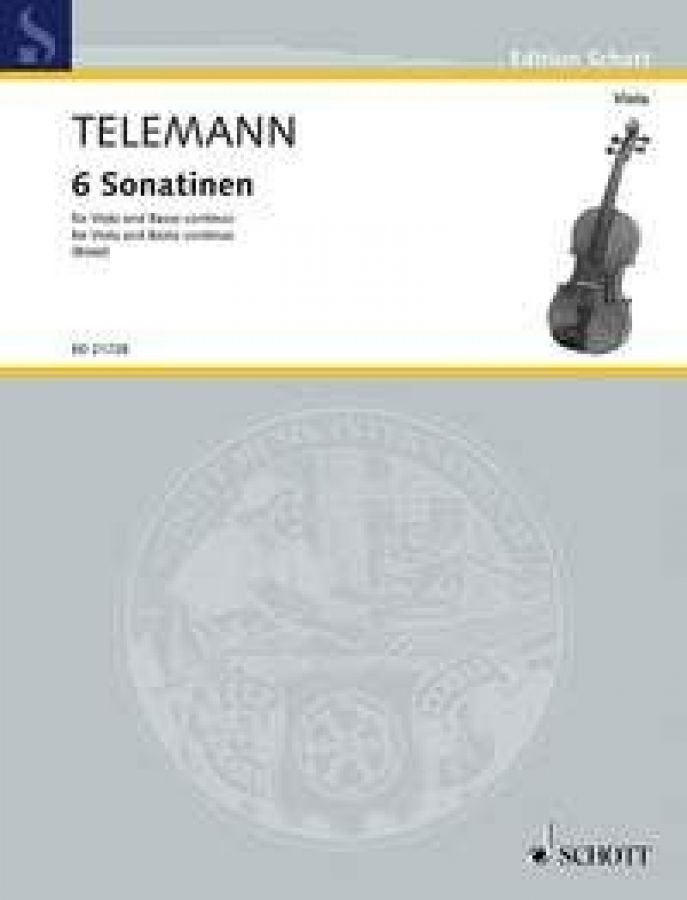 TELEMANN G.P. - SONATINAS (6) VIOLA