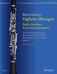 BAERMANN C. - EJERCICIOS DIARIOS OP.63 CLARINETE