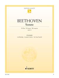 BEETHOVEN L.V. - SONATA RE M - OP.6
