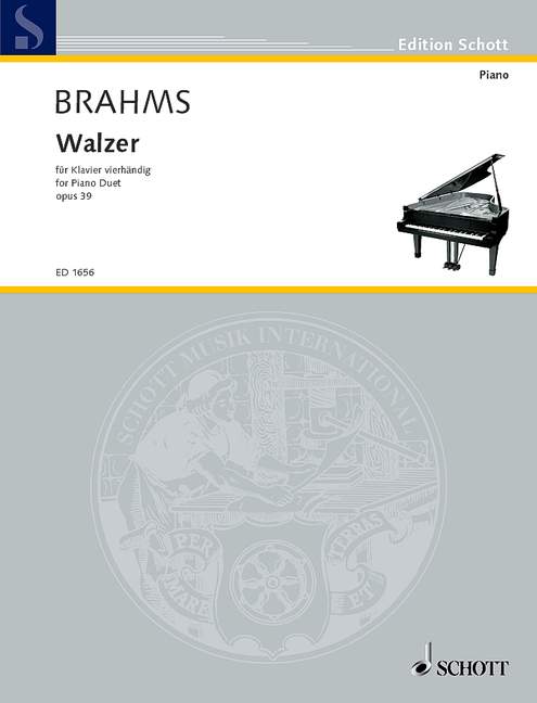 BRAHMS J. - VALSES (16) - OP.39