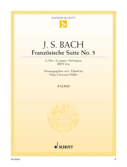 BACH J.S. - SUITE FRANCESA Nº5 - BWV.816