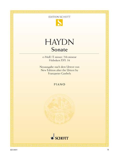 HAYDN J. - SONATA MI m - HOB.XVI/34