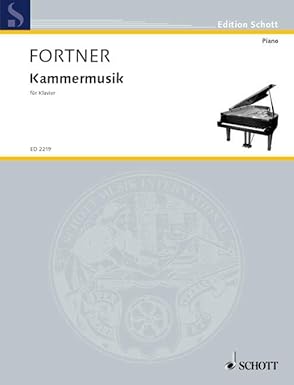 FORTNER W. - MUSICA DE CAMARA PARA PIANO