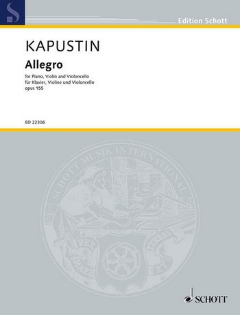 KAPUSTION N. - ALLEGRO OP.155 - PIANO, VIOLIN Y VIOLONCHELO