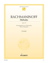 RACHMANINOFF S. - MELODIA - OP.3 Nº3
