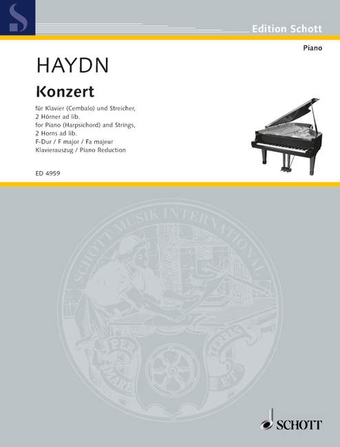 HAYDN J. - CONCIERTO FA M - HOB.XVIII/3