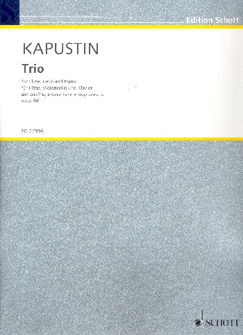 KAPUSTIN N. - TRIO FLAUTA , VIOLONCHELO Y PIANO OP.89