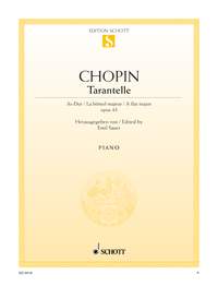 CHOPIN F. - TARANTELLA LAb M - OP.43