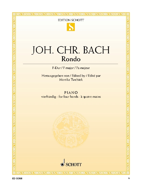 BACH J.C. - RONDO FA M -