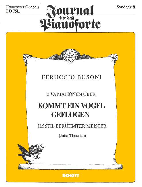 BUSONI F. - VARIACIONES KOMMT EIN VOGEL  (5) -