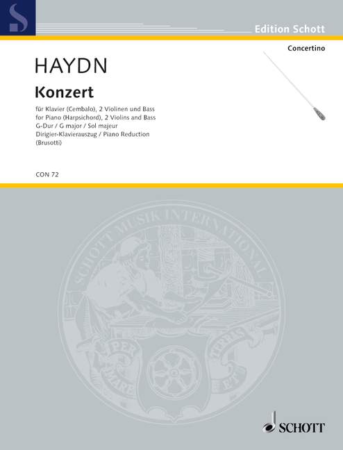 HAYDN J. - CONCIERTO SOL M - HOB.XVIII/9