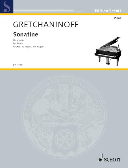 GRETCHANINOFF A. - SONATINA Nº1 SOL M -