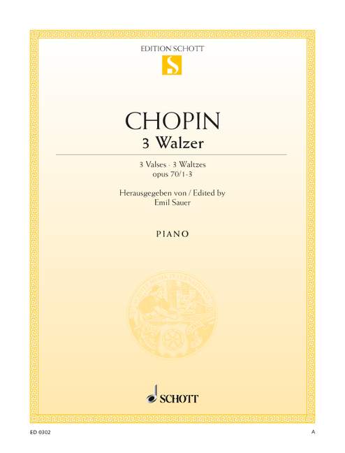 CHOPIN F. - VALSES (3) - OP.70 Nº1-3
