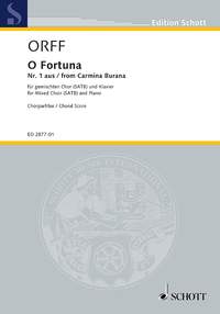 ORFF C. - O FORTUNA -Nº. DE CARMINA BURANA CORO SATB