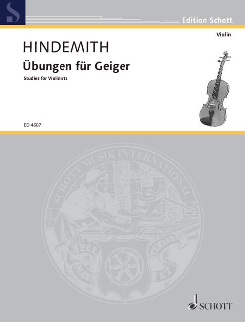 HINDEMITH P. - ESTUDIOS PARA VIOLINISTAS -