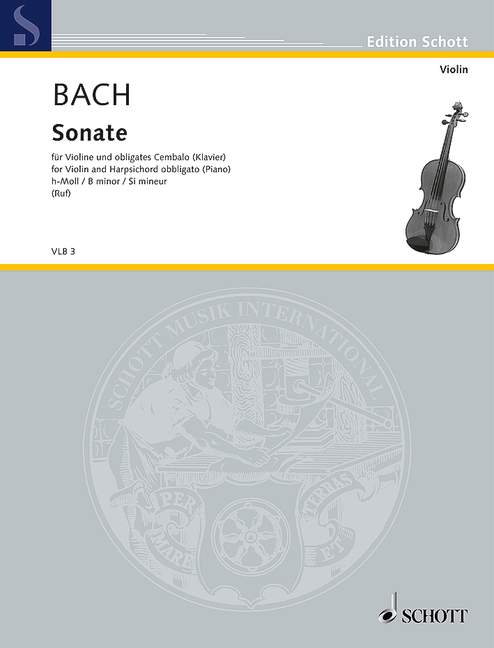 BACH C.P.E. - SONATA SI m -