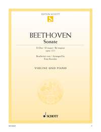 BEETHOVEN L.V. - SONATA Nº1 RE M - OP.12 Nº1
